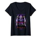 Marvel Infinity War Thanos 6 Infinity Stone Manifest T-Shirt avec Col en V