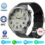 2024 Mens Smart Watches Health Monitor Bluetooth Call NFC GPS Tracker Waterproof