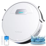 HONITURE Robot Vacuum Cleaner with Mop, 4000Pa Strong Suction, G20 Robotic Vacuums with Carpet Booster, Wi-Fi/APP/Alexa/Remote, 7.6-in Ultra Thin, Ideal for Pet Hair, Hard Floor and Carpet