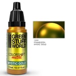 Green Stuff World Colorshift Chameleon Metal Paints Range Mystic Gold 17ml 1553