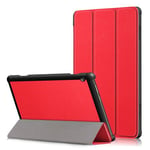 Lenovo Tab M10 TB-X605F Tri-Fold PU Case Red