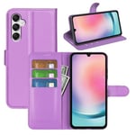 Galaxy A25 5G      Pu Wallet Case    [Purple]