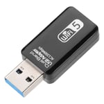 Kaksitaajuinen USB-sovitin WIFI5 AC1200Mbps 2,4GHz 5,8GHz Langaton verkkokortti USB3.0-liitäntä