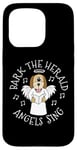 iPhone 15 Pro Bark The Herald Angels Sing, Christmas Dog Carol Singer Case