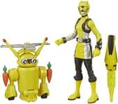 Power Rangers Beast Morphers Yellow Ranger and Morphin Jax Beastbot Figure