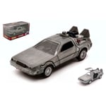 DE LOREAN BACK TO THE FUTURE PART I 1:32 Jada Toys Movie Die Cast Modellino