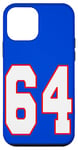 Coque pour iPhone 12 mini Numéro 64 Football américain