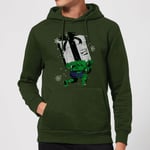 Marvel The Incredible Hulk Christmas Present Christmas Hoodie - Forest Green - M - Forest Green