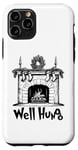 iPhone 11 Pro Well Hung Funny Adult Joke Stockings By Fireplace Christmas Case