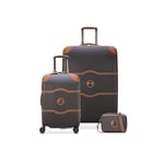 DELSEY PARIS Chatelet Bagage Rigide à roulettes pivotantes, Marron Chocolat, 2 Piece Set (19/28), Chatelet Air 2.0 Bagage Rigide avec roulettes pivotantes