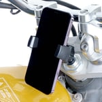 15 - 17mm Motorcycle Stem Mount & Strong Grip Holder for Samsung Mobile Phones