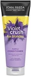 John Frieda Sheer Blonde Violet Crush Tone Correcting Purple Conditioner for Bl