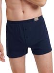 Sloggi GO Natural Mens Boxer Short - Blue Polyamide - Size Large