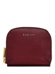 Radley Dukes Place Icon Leather Zip-Around Purse, Cranberry