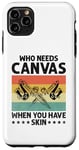 Coque pour iPhone 11 Pro Max Who Need Canvas When You Have Skin Tattoo Artist Tatouages