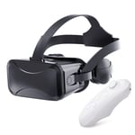 VR-headset kompatibel med - Universella virtual reality-glasögon, vita