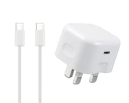 For Samsung Galaxy S24 Plus Ultra Fast Charging 20W USB-C PD Plug Charger Cable