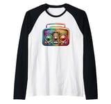 Vintage Radio Antique Radios Raglan Baseball Tee