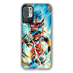 Xiaomi Redmi Note 10 5G Manga Dragon Ball Sangoku White Phone Case Cover, Phone Cases