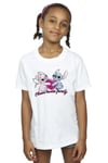 Lilo And Stitch Ohana Heart With Angel Cotton T-Shirt