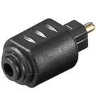 Goobay 3 5 mm toslink mini jack til toslink plug