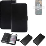 phone Case Wallet Case for Nokia G400 5G Mobile phone protection black