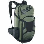 Evoc FR Tour E-Ride Protector Backpack - Dark Olive / Black M-L Olive/Black