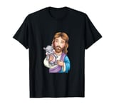 Moo Deng Jesus and the Hippo, Symbols of Peace T-Shirt