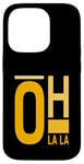 Coque pour iPhone 14 Pro Université Varsity-Gold Oh La La Varsity-Gold