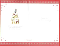 To Lovely Daughter Son in Law and Family Boofle Christmas Card 