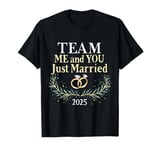 Just Married Wedding Newlywed Couples Marriage Engagement T-Shirt