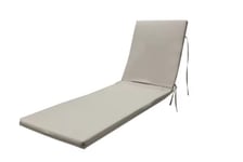 Coussin bain de soleil L.185x55 cm Cocos taupe