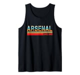 Love Heart Arsenal Tee Grunge Vintage Style Black Arsenal Tank Top