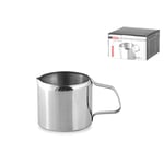 Home - Pot à Lait pour 2 Tasses en Acier Inoxydable 140 ML, 10 x 10 x 6 cm