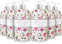 Baylis & Harding Royale Garden Rose, Poppy & Vanilla Hand 500 ml (Pack of 6) 