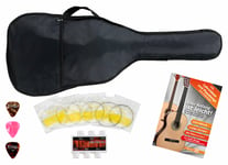 Pack de Accessoires Guitare Classique Acoustic 7/8 4/4 Etui Sac Plectres Cordes