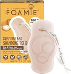 FOAMIE Shampoo Bar, Argan Oil for Dry & Frizzy Hair, Plastic-Free, Ph-Balanced,