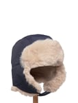 MINI A TURE Matcrister Teddy Lined Winter Hood Marinblå