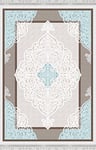 Bonamaison Tapis de Sol en Imprimé Numérique et Résistant pour Chambre Salon Bureau, Dot Base sans Éponge, Tapis Punto, Tapis de Décoration, Moderne Décor, Tapis et Carpettes, Dimension: 120x180 Cm