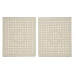 Égouttoir à Vaisselle en Caoutchouc pour évier Tapis Fond Evier Cuisine 32x32 Tapis Fond Evier Cuisine 25×30 Tapis 2 Pièces Doublure de Protection Antidérapante de qualité