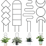 4 st Plantstöd för Klätterväxter inomhus, Litet Stöd för Krukväxter, Inomhus Plantstöd för Krukväxter S