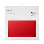 Cricut Feuille de transfert | Rouge | 30,5 cm x 30,5 cm (12 x 12) | 8 feuilles | Pour une utilisation avec toutes les machines de coupe Cricut. Nécessite un outil de transfert en papier d'aluminium.