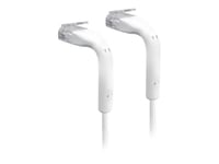 Ubiquiti Unifi - Patch-Kabel - Rj-45 (Hane) Till Rj-45 (Hane) - 10 Cm - 3 Mm - Cat 6 - Startad - Vit - För P/N: Usw-Pro-8-Poe