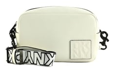 DKNY Women's Kenza Camera Bag, Optic White/Black, Small