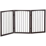 Folding Pet Gate Dog Fence Child Safety Indoor Durable Free Standing