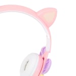 BT Cat Ear Headphones Fashionable Light Up Wireless Headset For Mobile Phone New