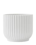 Lyngby Porcelæn Cache-pot petit Lyngby style Bauhaus design intemporel, blanc