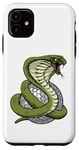 Coque pour iPhone 11 Cobra Snake Balle de golf Mascotte de l'équipe de sport