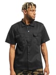 Brandit US Shirt Short Sleeve - Black, XL