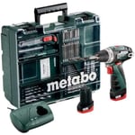 Perceuse visseuse - METABO - POWERMAXX BS Basic Set - 10.8V - 2 batteries 2Ah Li-ion - 70 accessoires